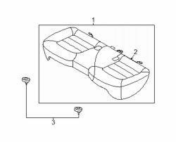 Mazda CX-5 Rear Seat Cushion Foam | Mazda OEM Part Number K157-57-200D-02