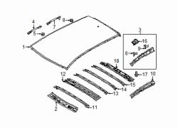 Mazda CX-5 Front Roof Panel Nut | Mazda OEM Part Number 9YB0-40-604A