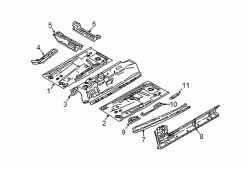 Mazda CX-5 Front Right Floor Pan | Mazda OEM Part Number KD53-53-602A
