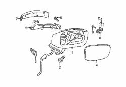 Mazda CX-5 Right Door Mirror Gasket | Mazda OEM Part Number D09W-69-115