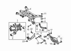 Mazda CX-5 Rear Right Lateral Arm | Mazda OEM Part Number KB7W-28-500
