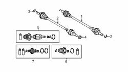 Mazda CX-5  CV Axle Shaft C-Clip | Mazda OEM Part Number RTA1-25-421