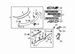 Mazda CX-5 Rear Lower Liftgate Finish Panel | Mazda OEM Part Number KB8B-50-850C-33