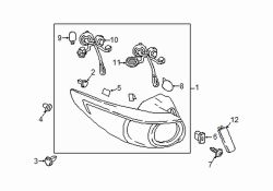 Mazda CX-5  Tail Light Clip | Mazda OEM Part Number EG21-51-146