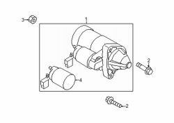 Mazda CX-30  Starter Bolt | Mazda OEM Part Number RF2B-12-717
