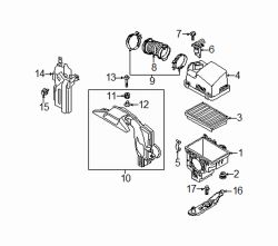 Mazda CX-30  Engine Air Duct Clamp | Mazda OEM Part Number PEAR-13-735A