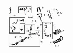 Mazda CX-30  Evaporative Emissions System Line Clip | Mazda OEM Part Number CC43-42-693