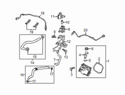 Mazda CX-30  Vapor Canister Purge Solenoid Bolt | Mazda OEM Part Number 9979-60-508