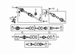 Mazda CX-30 Front Right CV Axle Assembly | Mazda OEM Part Number FT0X-25-50X