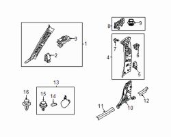 Mazda CX-30 Rear Left Door Sill Plate | Mazda OEM Part Number DGH9-68-740-02