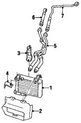 Mazda RX-7  Oil cooler | Mazda OEM Part Number N3A1-14-700B