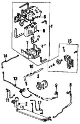 Mazda RX-7  Evaporator core | Mazda OEM Part Number FD04-61-J10