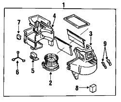 Mazda RX-7  Resistor | Mazda OEM Part Number D061-61-B15