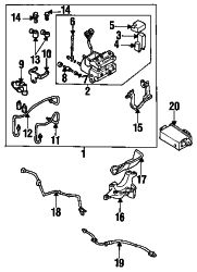Mazda RX-7  Pipe bolt | Mazda OEM Part Number W023-43-505