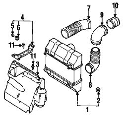Mazda RX-7  Intake hose | Mazda OEM Part Number N3A2-13-247