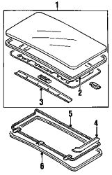 Mazda RX-7  Weatherstrip | Mazda OEM Part Number F114-69-825