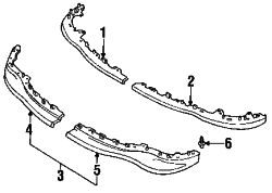 Mazda RX-7  Spoiler fastener | Mazda OEM Part Number B100-68-675-02