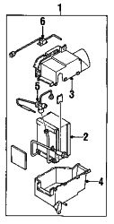 Mazda MX-3  Expansion valve | Mazda OEM Part Number BC1M-61-J14