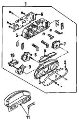 Mazda MX-3  Circuit board | Mazda OEM Part Number EA03-55-442