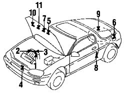 Mazda MX-3  Fuel label | Mazda OEM Part Number UB40-69-C61
