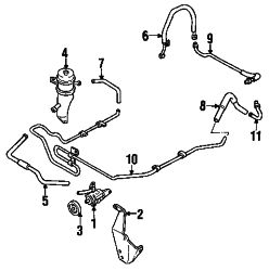 Mazda 929  P/S pump mount bracket | Mazda OEM Part Number HG30-32-609