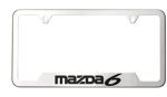 2015 Mazda6 Sport Sedan License Plate Frame - Black with ZOOM-ZOOM logo | 0000-83-Z22
