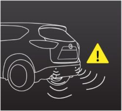 2015 CX-5 Rear Parking Sensors - Optional On/Off Switch. For use when towing | KD33-V7-282