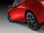 2016 Mazda3 5 door Side Sill Extensions (Set of 2) - Brilliant Black | QBM151P10APZ