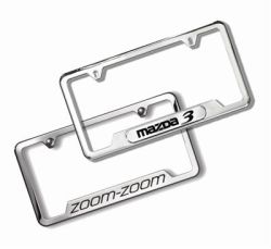 2017 Mazda3 4 door License Plate Frame - MAZDA3 logo | 0000-83-L30