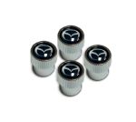 2016 CX-5 Valve Stem Caps - Black with Mazda logo | 0000-83-Z38