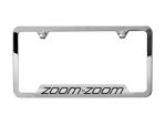 2017 Mazda3 4 door License Plate Frame - Black Pearl Slimline | 0000-83-Z37