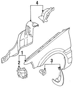 2021 CX-30 Exterior Stone Deflector - Mazda (B455-56-115) | B455-56-115