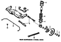 Mazda 323  TRAILING ARM | Mazda OEM Part Number BR70-28-200B