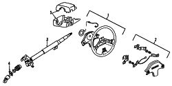 Mazda MX-3  STEERING WHEEL | Mazda OEM Part Number EA01-34-011C