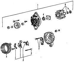 Mazda MPV  STATOR | Mazda OEM Part Number JE15-18-W45