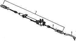 Mazda MPV  INNER TIE ROD | Mazda OEM Part Number LA01-32-115