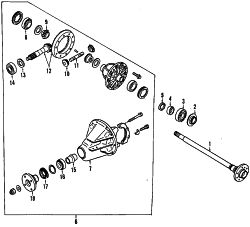 Mazda MPV  BEARING SUPPORT | Mazda OEM Part Number P0A5-25-310