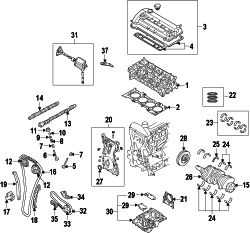 Mazda Tribute  CHAIN GUIDE | Mazda OEM Part Number L31J-14-614