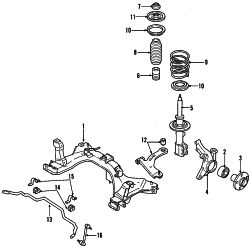 Mazda Tribute  STABILIZER BAR | Mazda OEM Part Number ZZC1-34-151