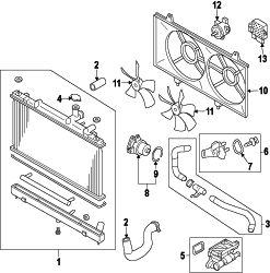 Mazda CX-7  GASKET | Mazda OEM Part Number LF01-15-116A