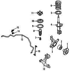 Mazda CX-7  STRUT BUMPER | Mazda OEM Part Number L206-34-111B