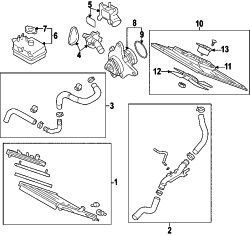 Mazda MX-5 Miata  LOWER HOSE | Mazda OEM Part Number LFG2-15-18Y