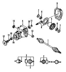 Mazda MX-5 Miata  DRIVE SHAFT | Mazda OEM Part Number PA31-25-100