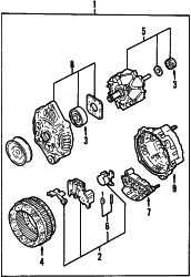 Mazda RX-8  STATOR | Mazda OEM Part Number L336-18-W45
