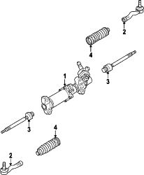 Mazda RX-8  STEERING GEAR | Mazda OEM Part Number FE01-32-110D