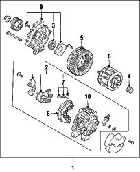 Mazda 5  STATOR | Mazda OEM Part Number LFB6-18-W45