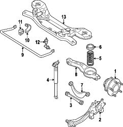 Mazda 5  LATERAL LINK | Mazda OEM Part Number BBP3-28-500A