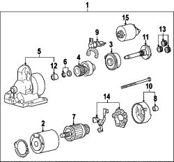 Mazda 6  STARTER | Mazda OEM Part Number AJF1-18-400R-00