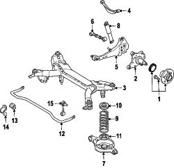 Mazda 6  STABILIZER BAR | Mazda OEM Part Number GK2A-28-151