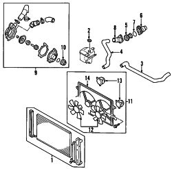Mazda MPV  WATER PUMP | Mazda OEM Part Number AJ03-15-010G